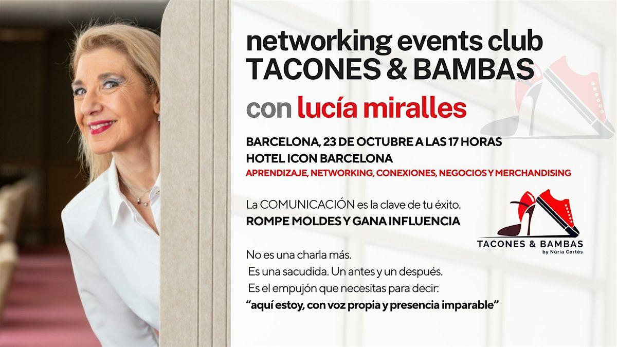 WOMEN NETWORKING EVENT con LUCÍA MIRALLES, 23 October | Event in Barcelona | AllEvents