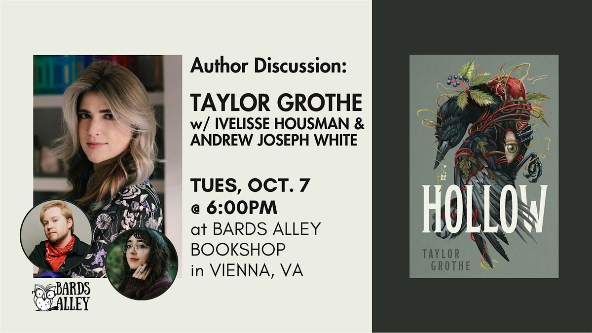 Author Event: Taylor Grothe | HOLLOW, 7 October | Event in Vienna | AllEvents