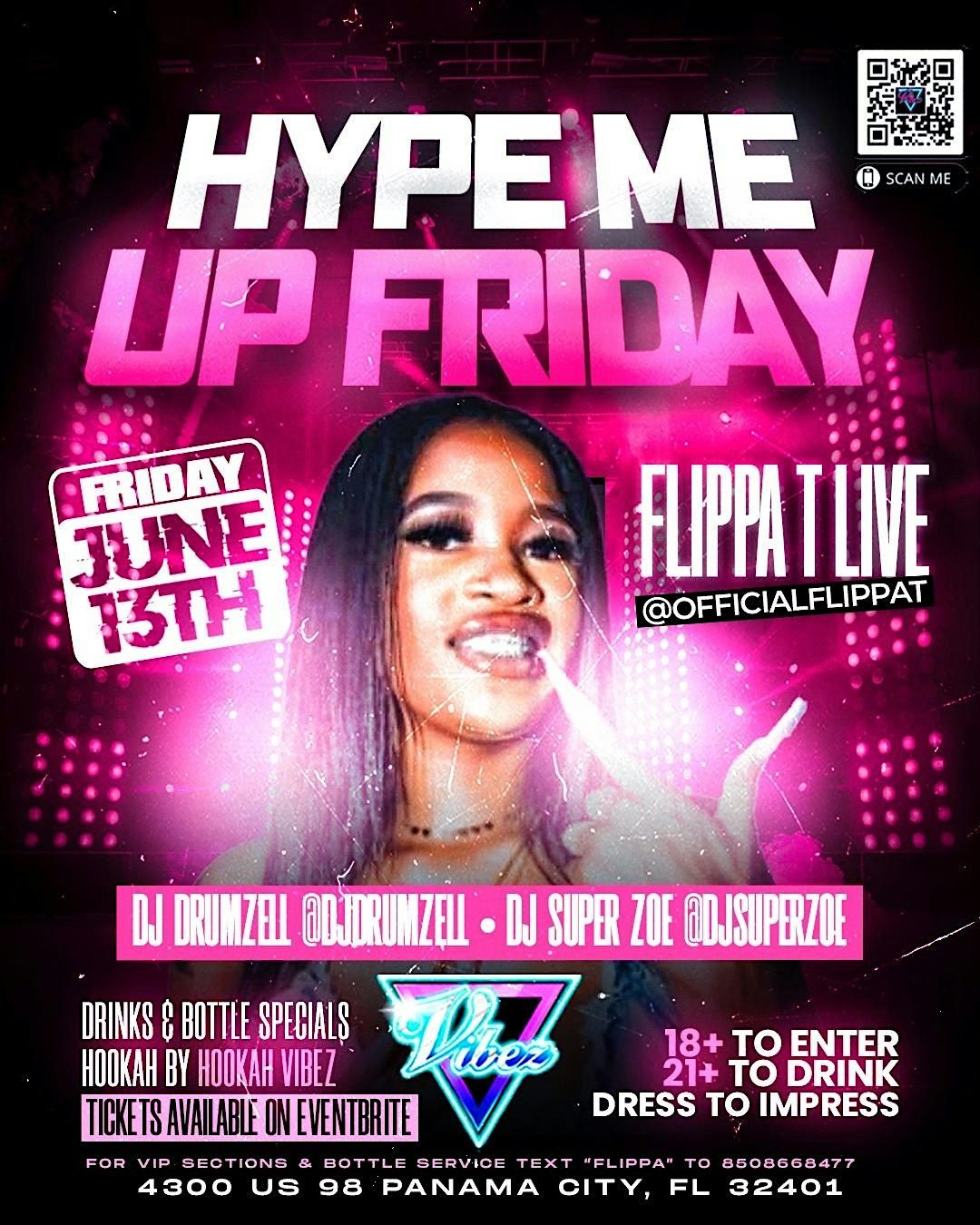 Friday June 13th “HYPE ME UP FRIDAY” FLIPPA T LIVE @officialflippat, 13 June | Event in Panama City | AllEvents
