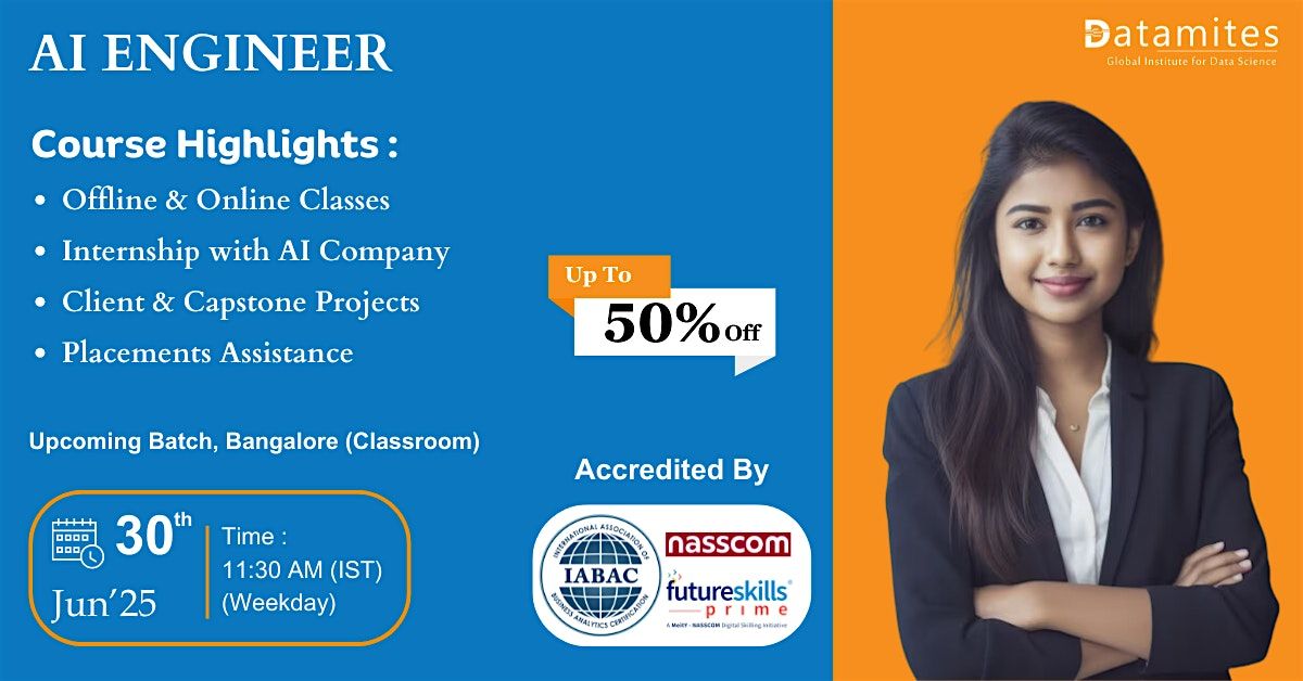 Artificial Intelligence Training Institute in Bangalore, 30 June | Event in Bengaluru | AllEvents