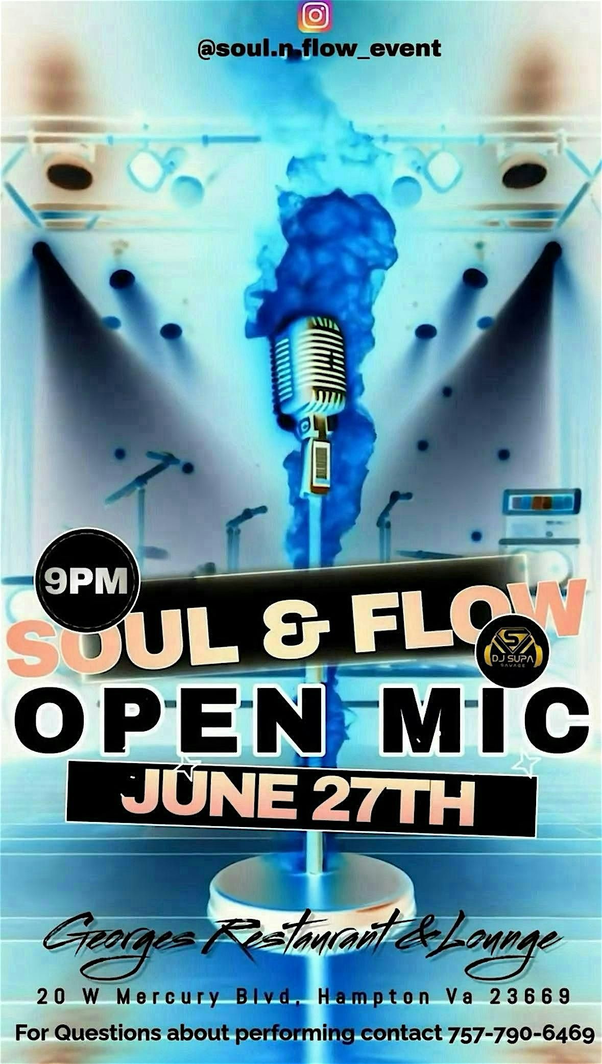Soul & Flow (Open Mic), 27 June | Event in Hampton | AllEvents