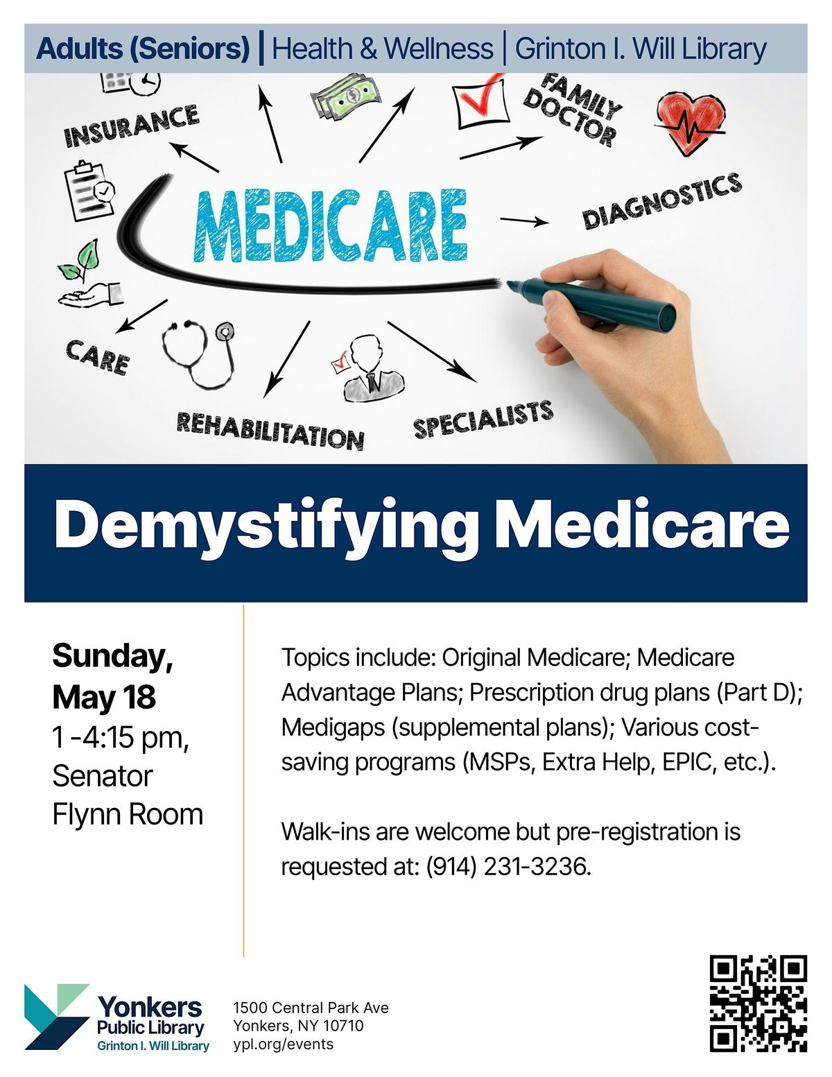 Demystifying Medicare, 18 May | Event in Yonkers | AllEvents