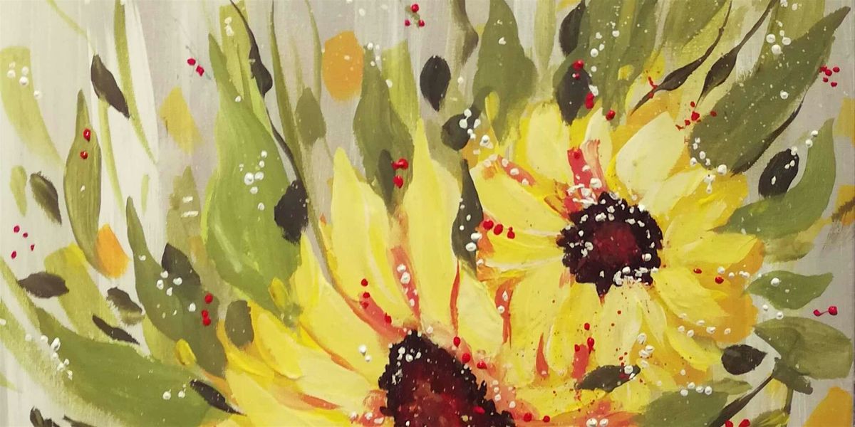 Sunflower Showers - Paint and Sip by Classpop!™, 11 August | Event in Gilbert | AllEvents