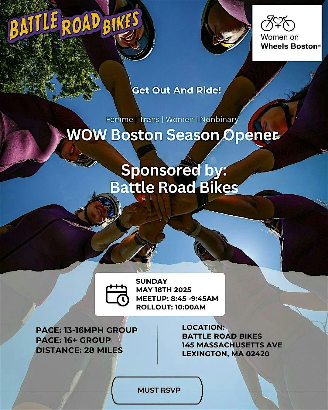 2025 Women on Wheels Season Opener, 18 May | Event in Lexington | AllEvents
