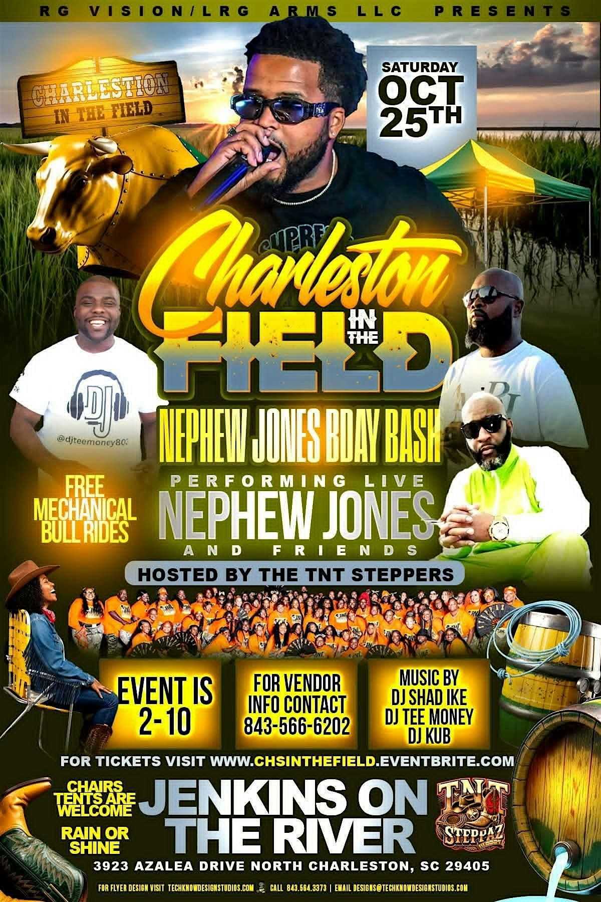 CHARLESTON IN THE FIELD, 25 October | Event in North Charleston | AllEvents