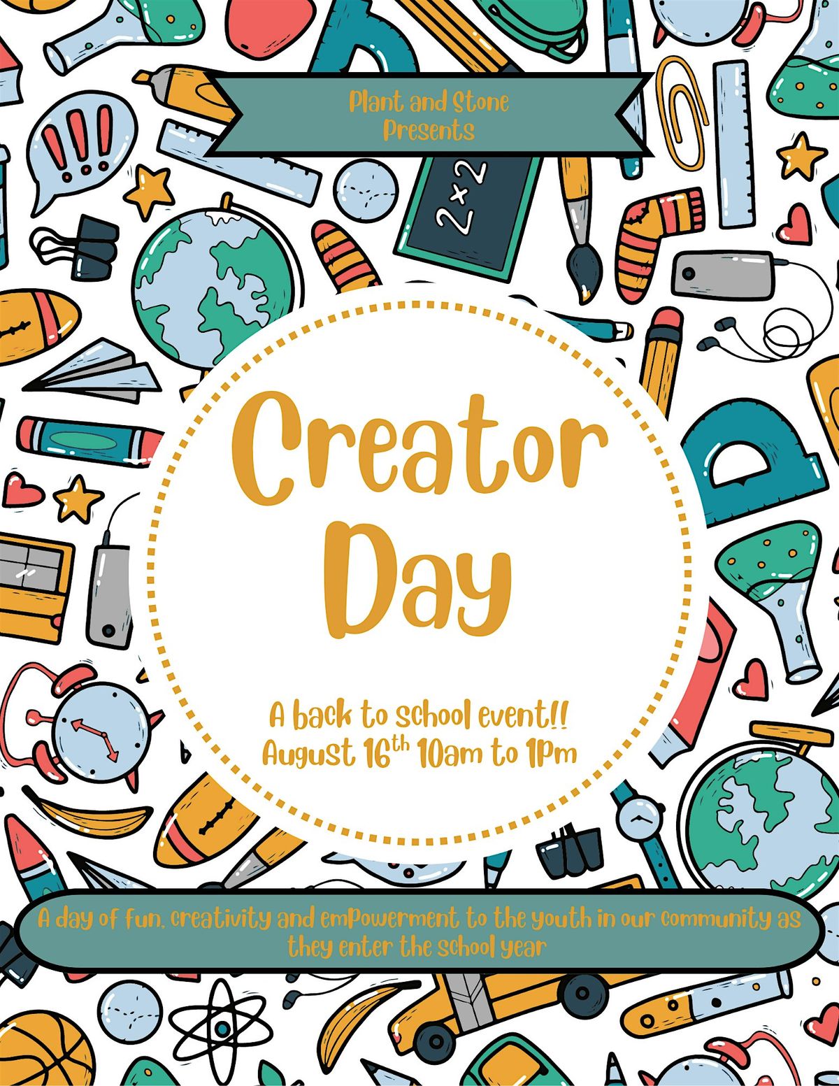 Creator Day: Back to School Event, 16 August | Event in Spring | AllEvents
