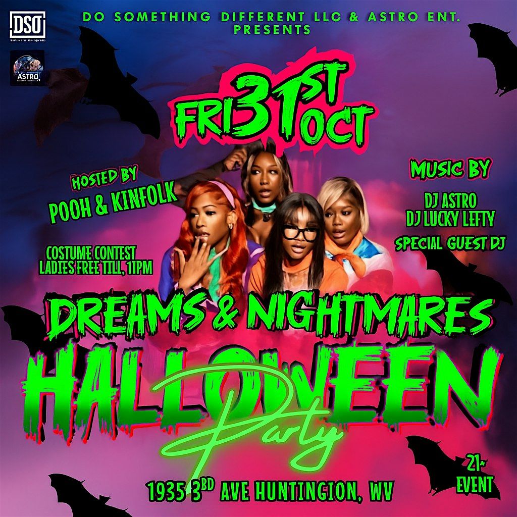 Dreams & Nightmares, 31 October | Event in Huntington | AllEvents