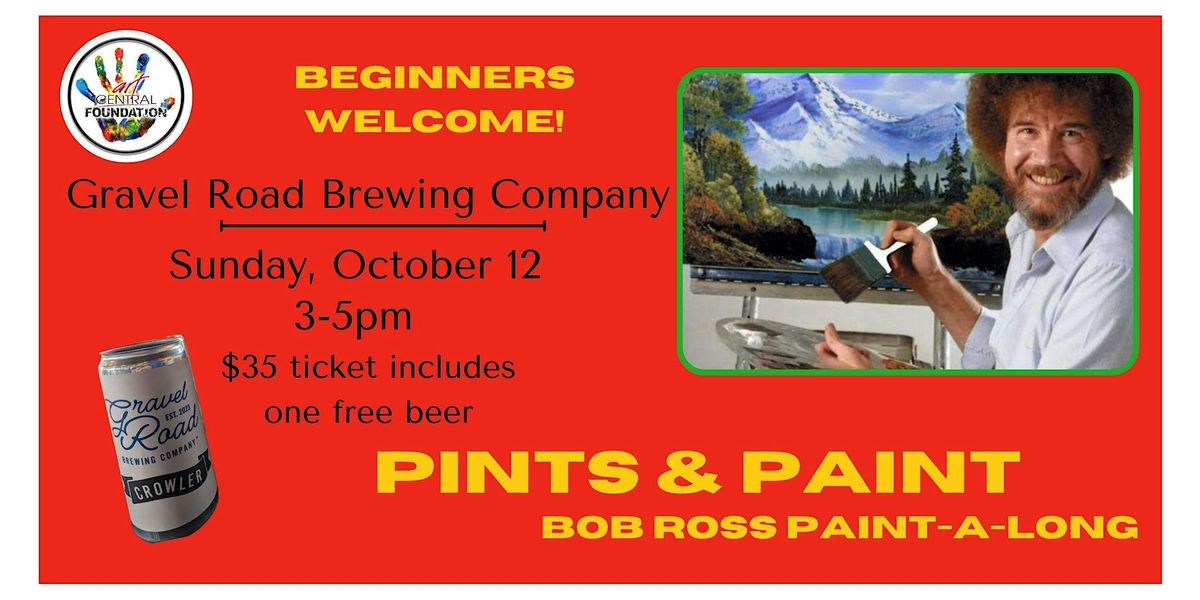 Pints & Paint: Bob Ross Paint-a-long, 12 October | Event in Middletown | AllEvents