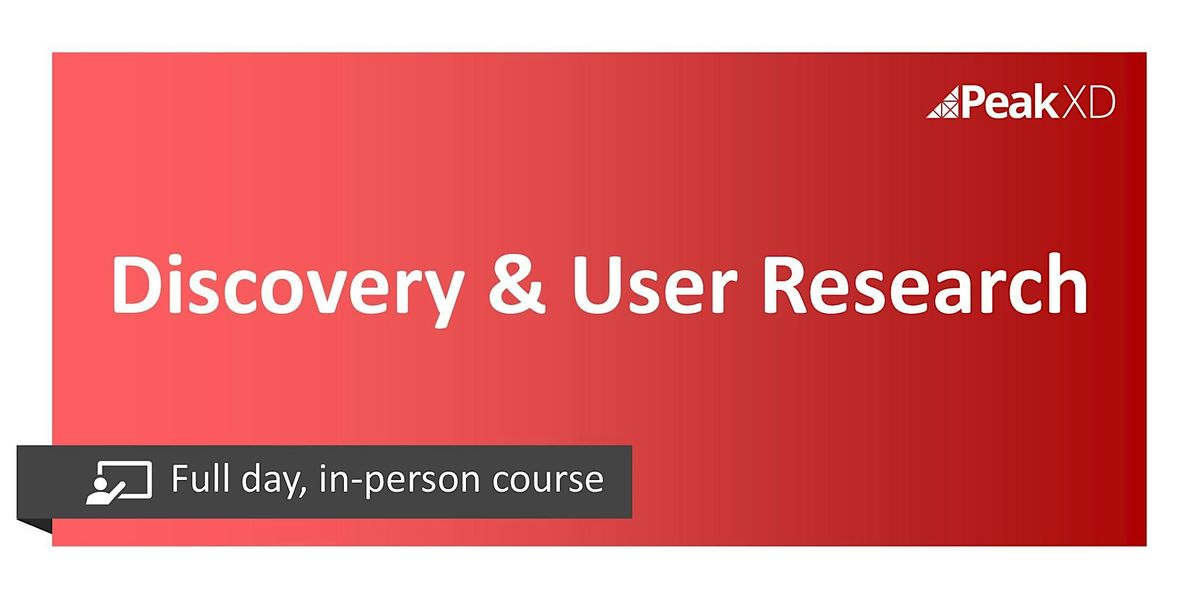Discovery & User Research (Melbourne), 28 October | Event in Melbourne | AllEvents