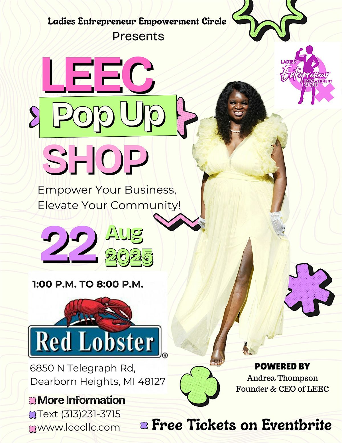 LEEC Pop Up Shop, 22 August | AllEvents