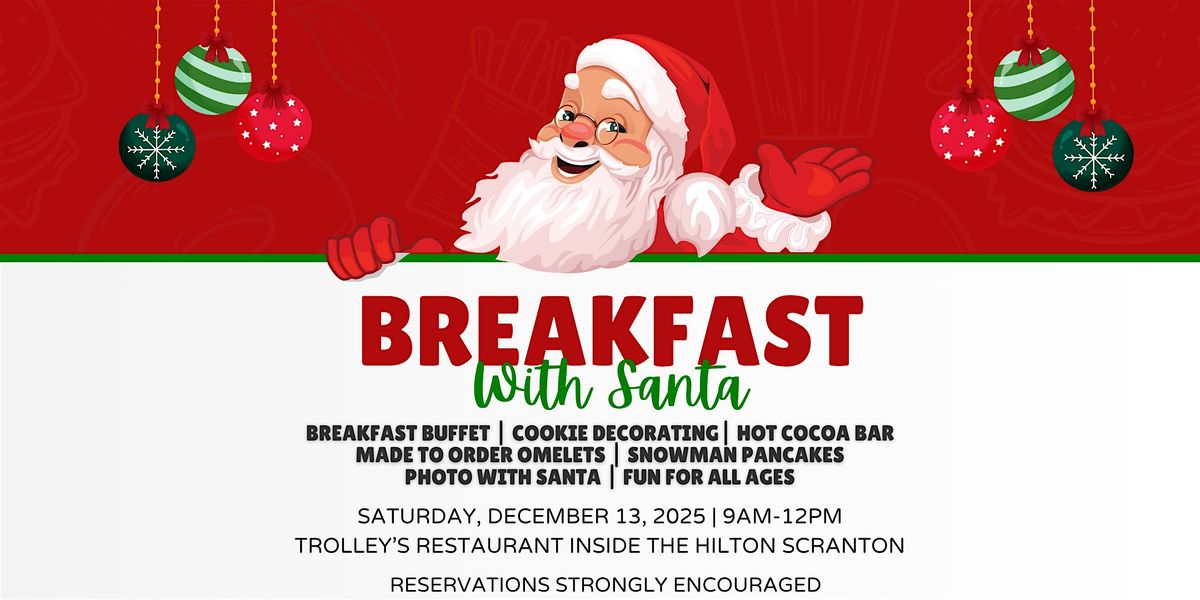 Breakfast with Santa & Mrs. Claus, 13 December | Event in Scranton | AllEvents