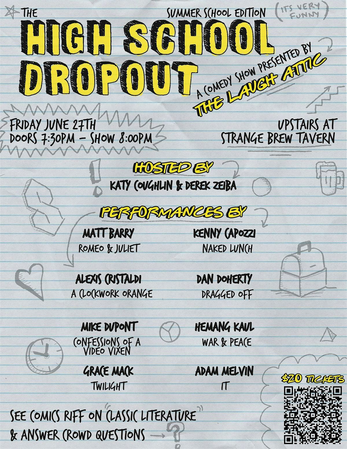 The Laugh Attic Presents: The High School Dropout, 27 June | Event in Manchester | AllEvents