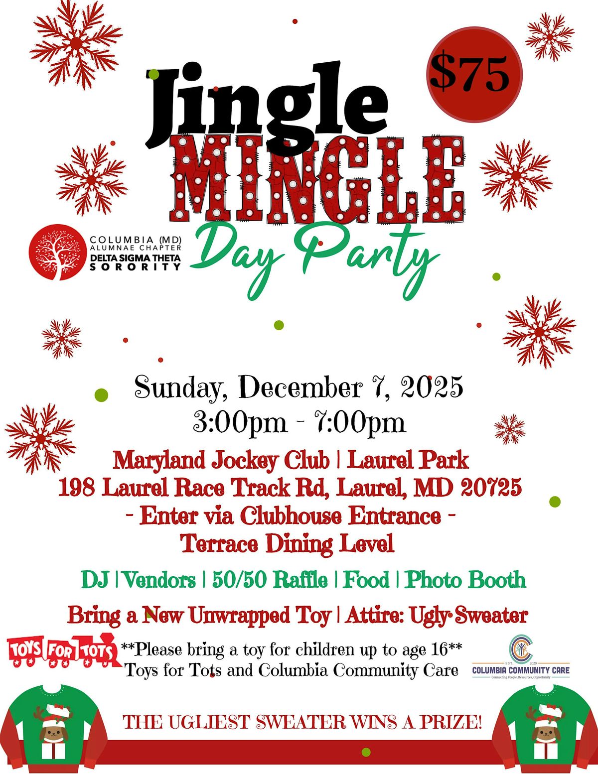 Jingle Mingle Day Party, 7 December | Event in Laurel | AllEvents