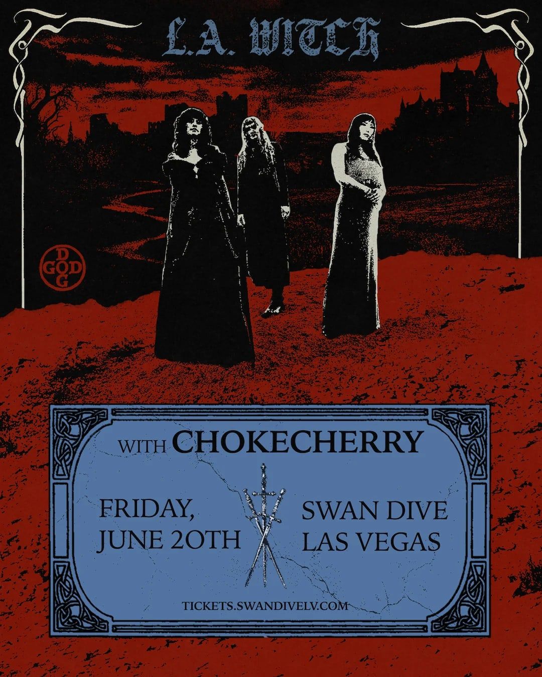 L.A. Witch with chokecherry at Moes Alley, 13 June | Event in Santa Cruz | AllEvents