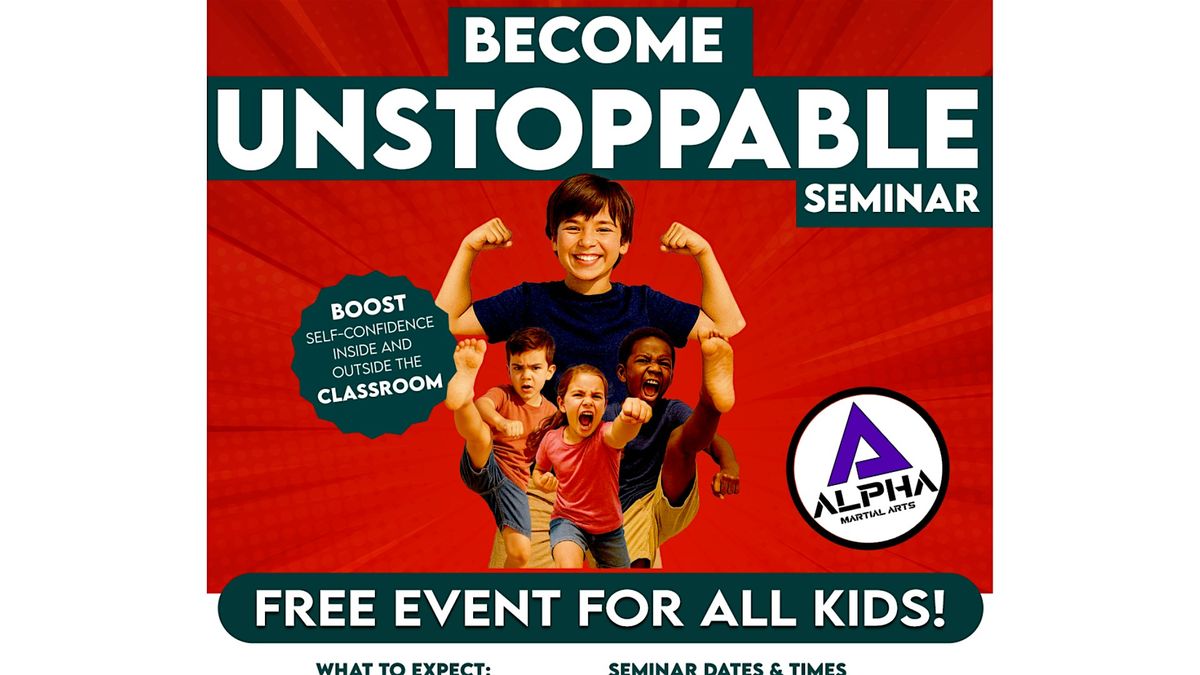 Become Unstoppable Workshop, 30 August | Event in Tomball | AllEvents