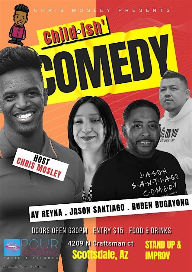 Childish Comedy Show at Pour Decisions, 7 September | Event in Scottsdale | AllEvents