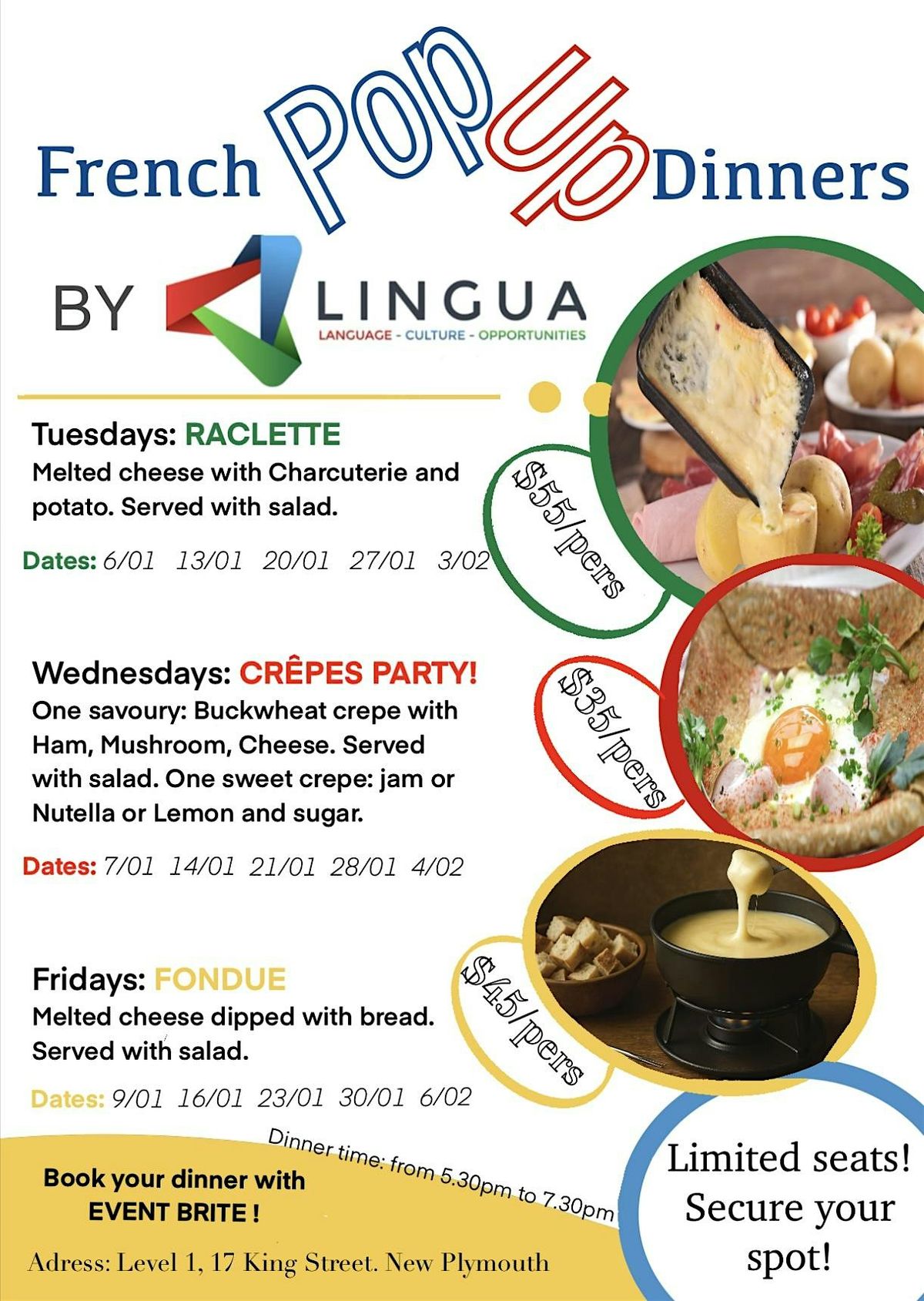 French Popup Dinners at Lingua