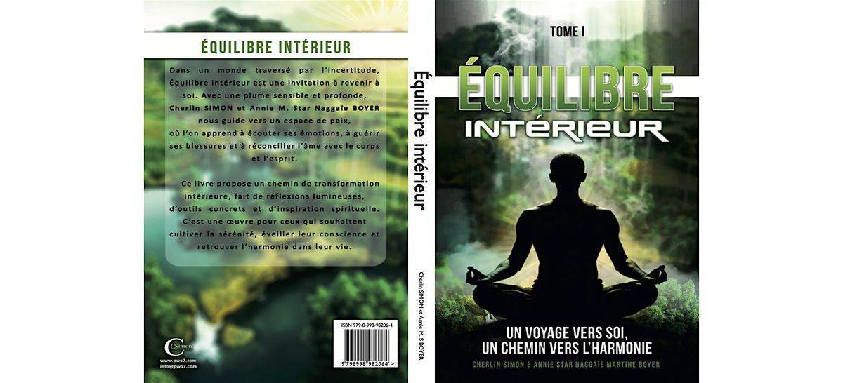 Équilibre Intérieur – Virtual Book Signing & Author Talk with Cherlin And N, 18 November | AllEvents