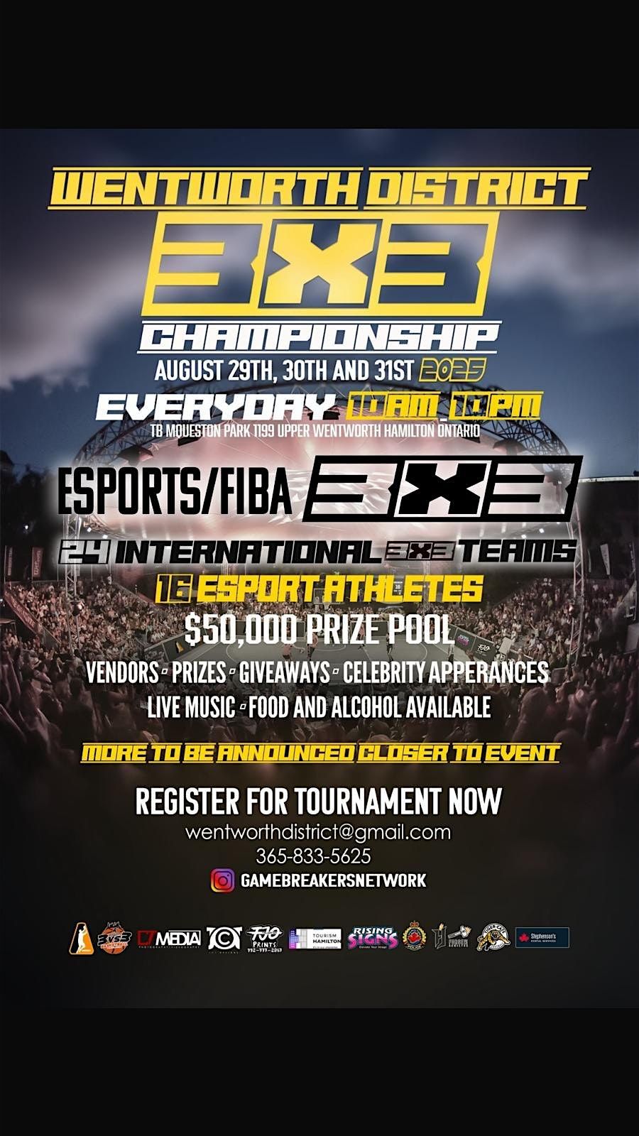2025 Wentworth District 3x3 Championship, 29 August | Event in Hamilton | AllEvents