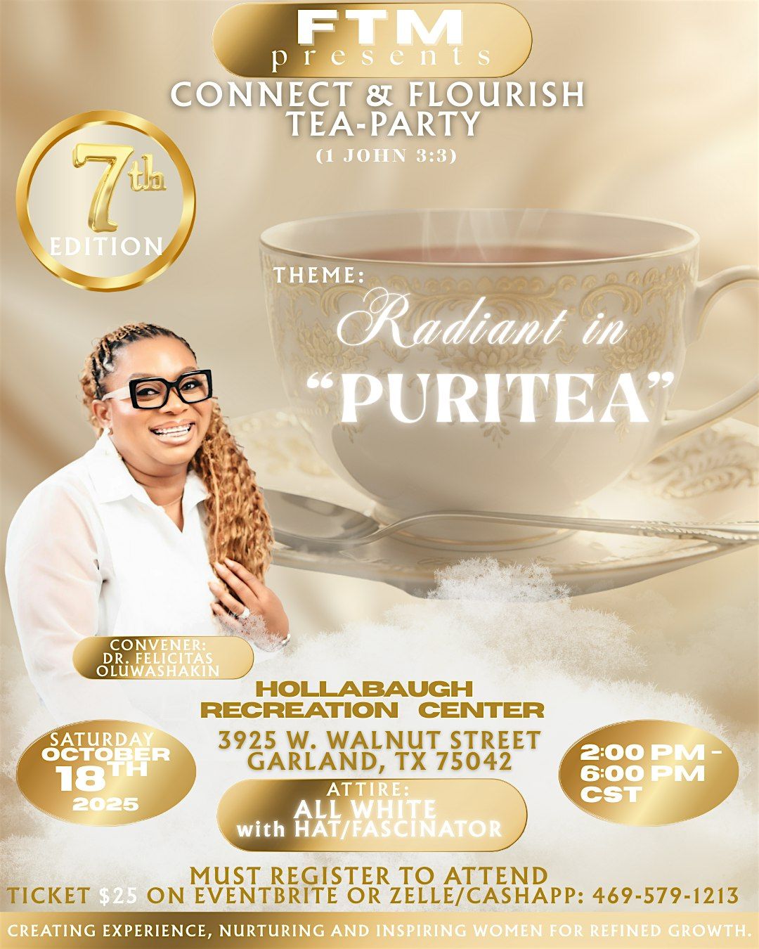 The Connect & Flourish Tea Party!, 18 October | Event in Garland | AllEvents