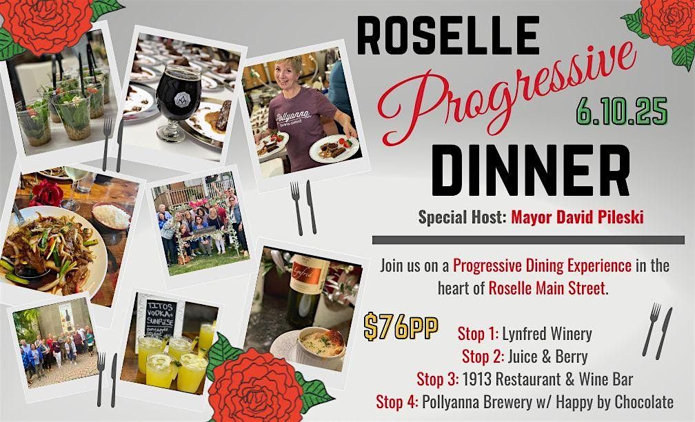 Progressive Dinner w/ the Mayor, 10 June | Event in Roselle | AllEvents