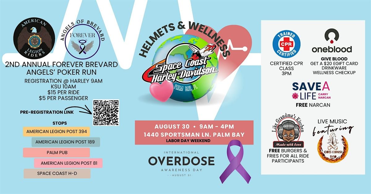 Helmets & Wellness, 30 August | Event in Palm Bay | AllEvents