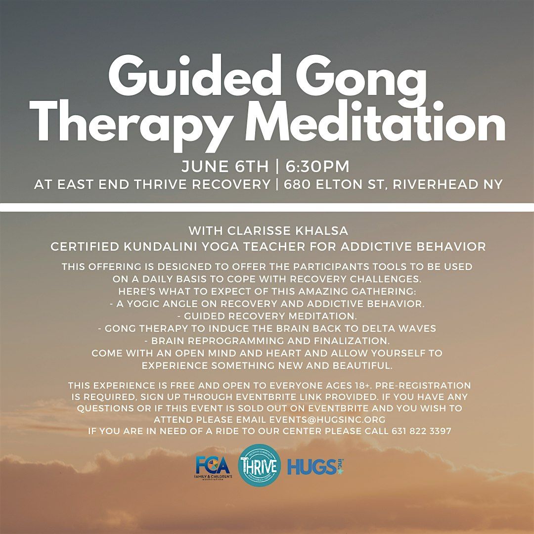 Guided Gong Therapy Meditation, 6 June | Event in Riverhead | AllEvents