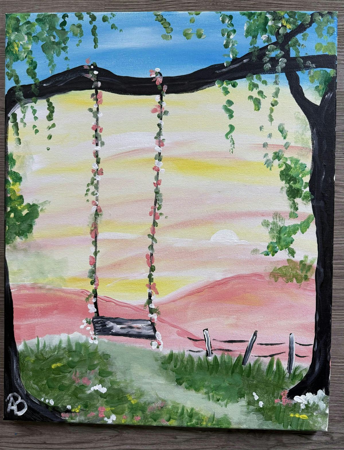 Paint with Ashley Blake ‘Summer Swing” Paint Night, 13 May | Event in Springfield | AllEvents