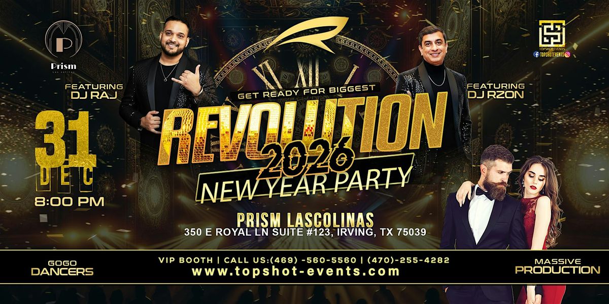 REVOLUTION 2026 #1TECHNO BOLLYWOOD NEW YEAR PARTY REVOLUTION 2026 #1TECHNO BOLLYWOOD NEW YEAR PARTY