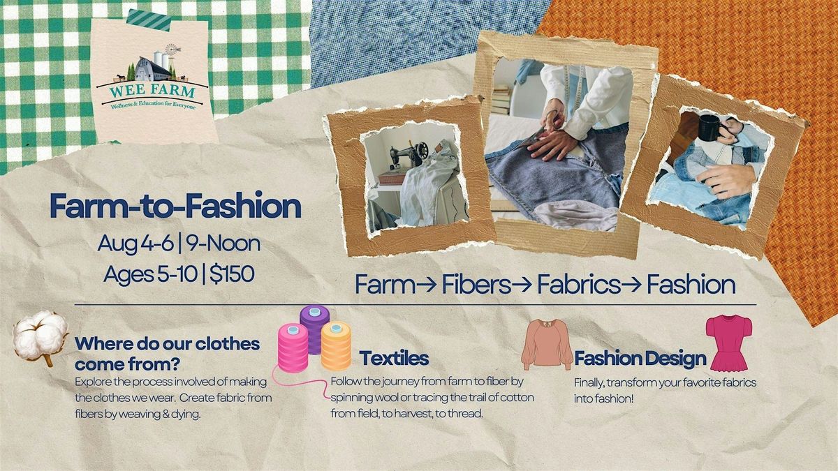 Farm to Fabrics, 4 August | Event in Savage | AllEvents