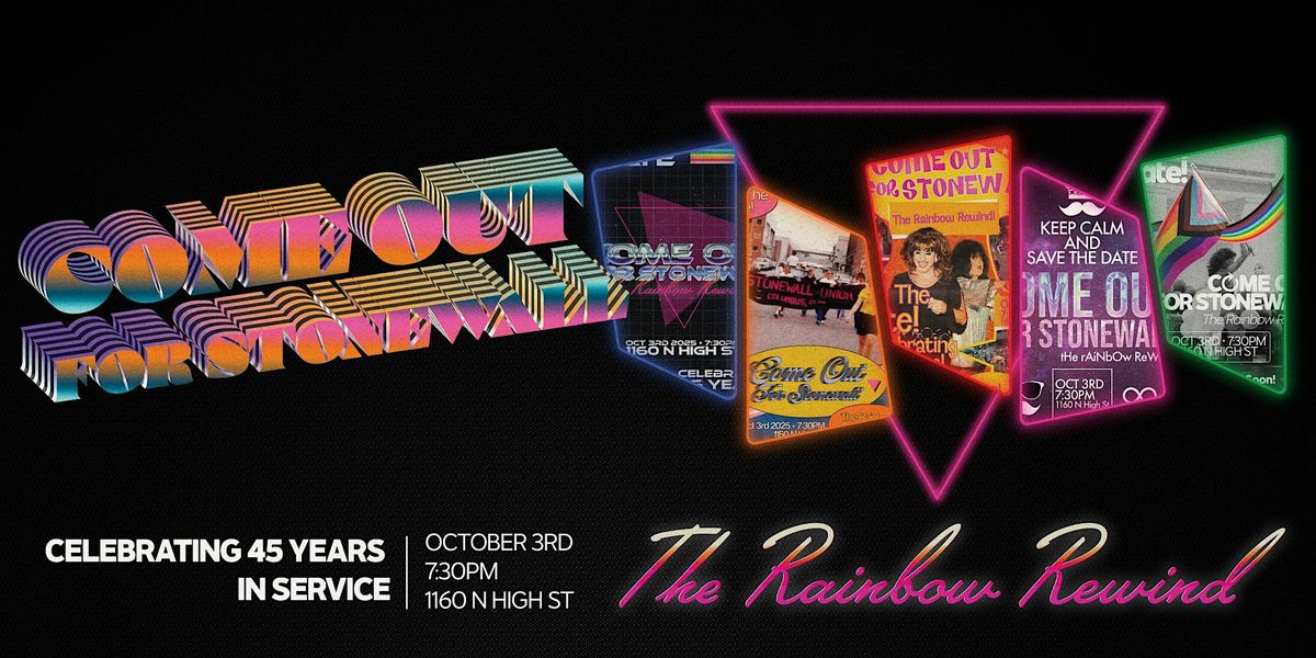 Come Out For Stonewall Columbus, 3 October | Event in Columbus | AllEvents