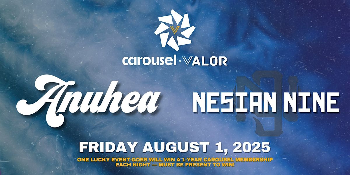 Anuhea & Nesian Nine | Carousel x VALOR (Night 1 of 2), 1 August | Event in Honolulu | AllEvents