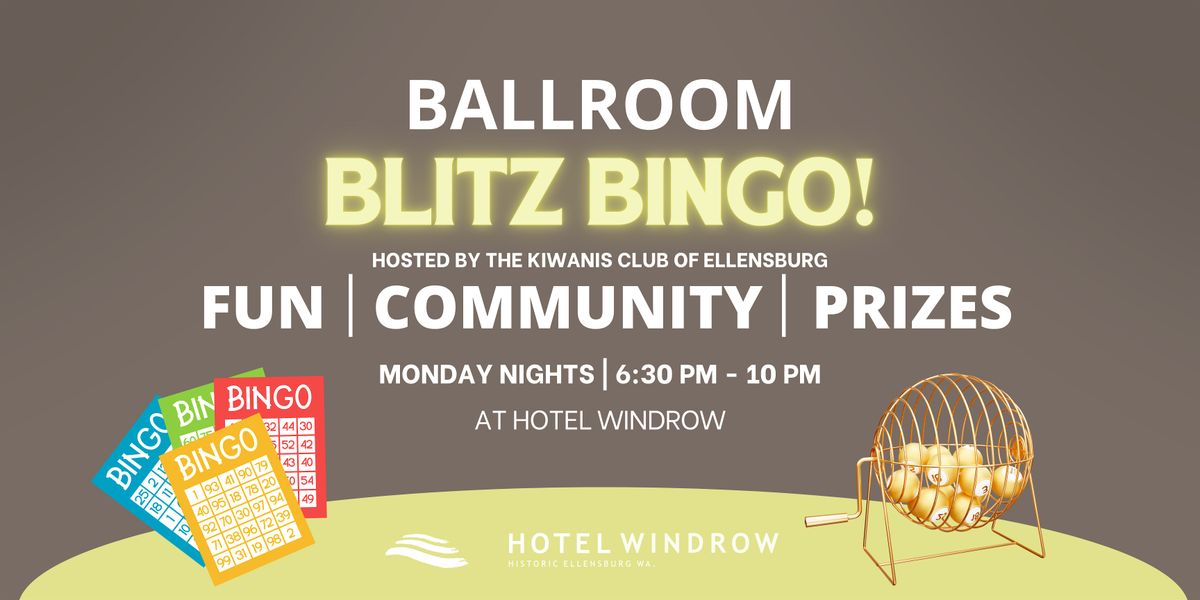 Ballroom Blitz BINGO! at Hotel Windrow | Event in Ellensburg | AllEvents