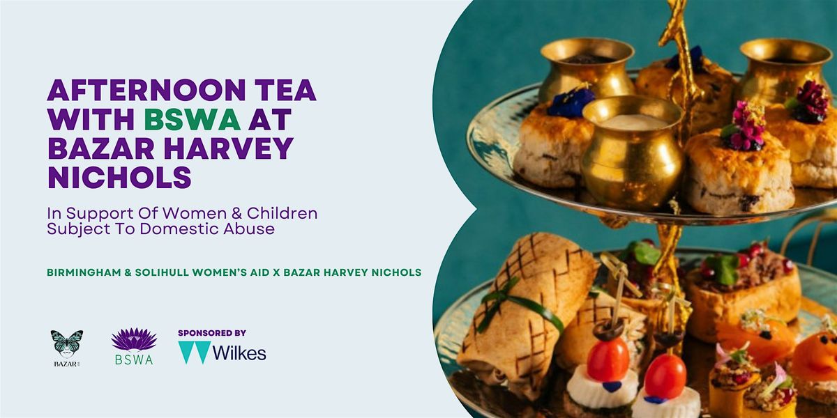 Afternoon Tea in Support of Birmingham & Solihull Women's Aid, 30 September | Event in Birmingham | AllEvents