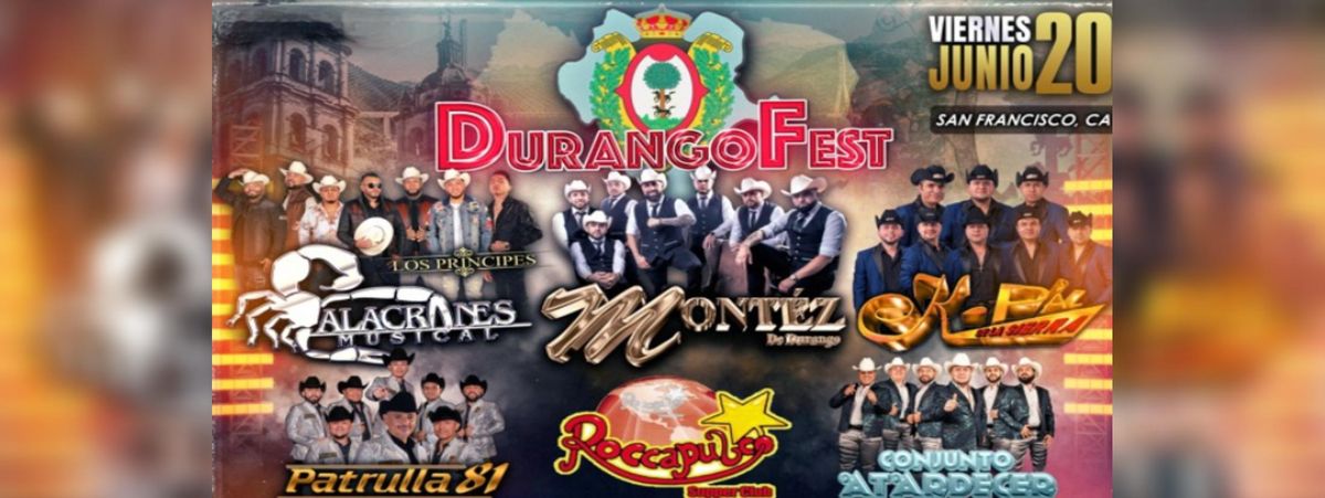 DURANGO FEST SAN FRANCISCO, 20 June | Event in San Francisco | AllEvents
