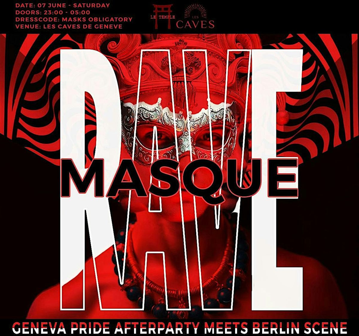 LE TEMPLE: MASQUE RAVE CIRCUS (Pride Afterparty), 7 June | Event in Genève | AllEvents