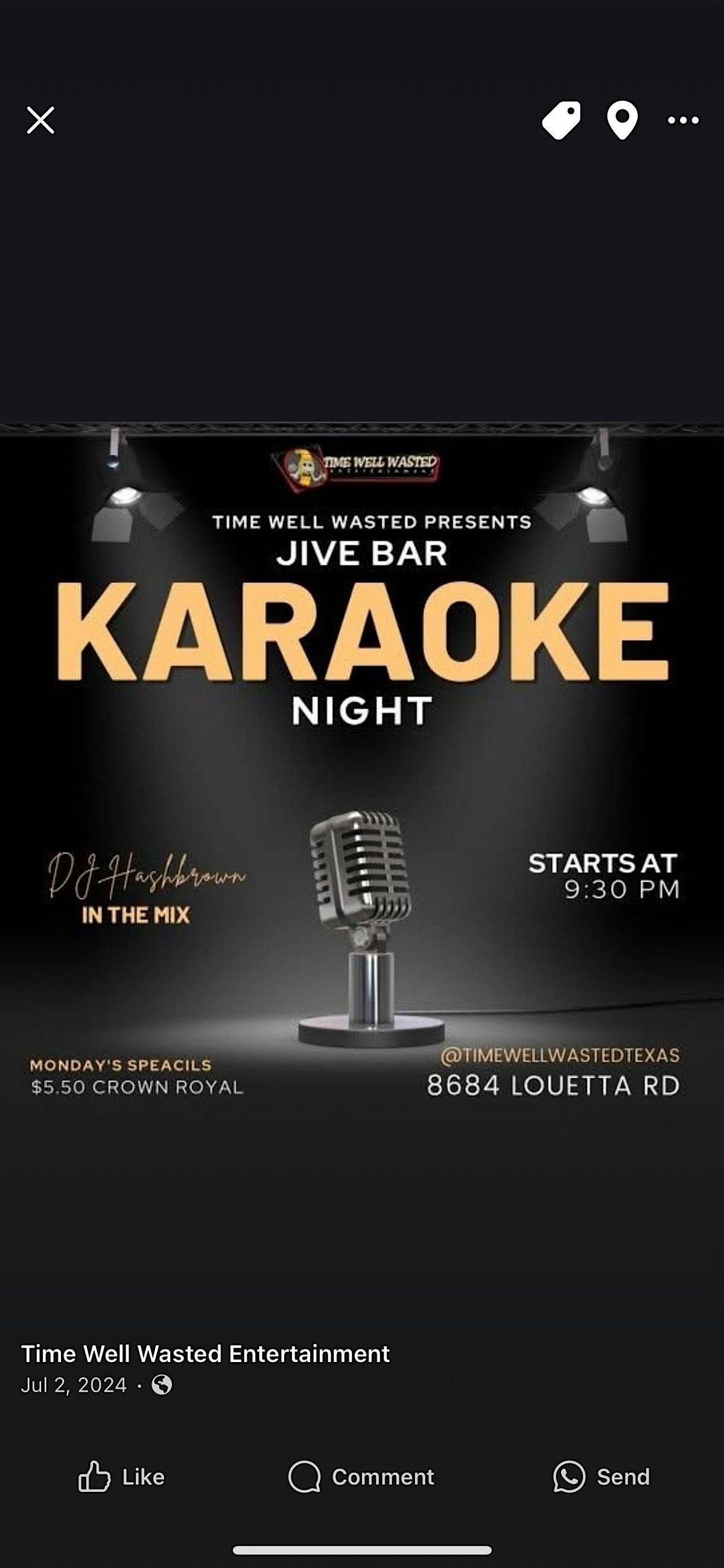 Monday Night Karaoke at JIVE Bar & Lounge, 7 October | Event in Spring | AllEvents