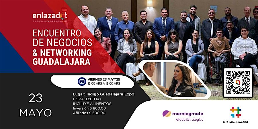 Encuentro Empresarial & Networking Guadalajara, 23 May | Event in Guadalajara | AllEvents
