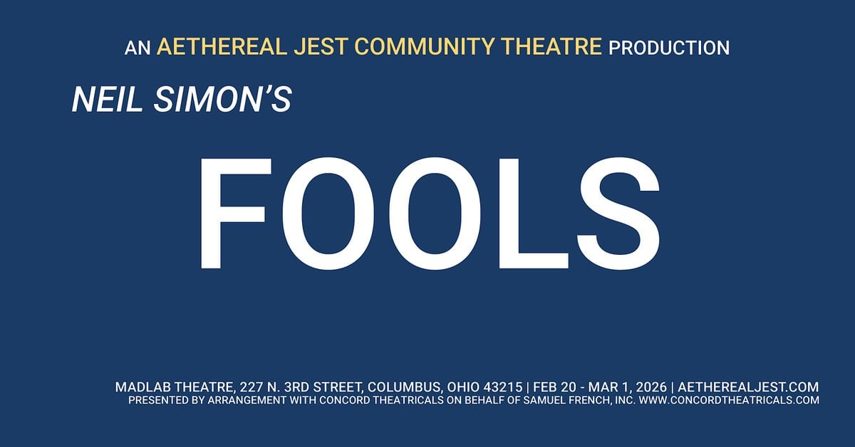Fools, 13 November | Event in Columbus | AllEvents