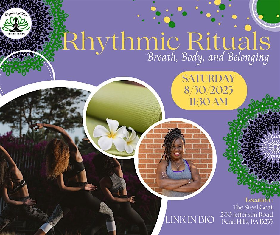 Rhythmic Rituals - Breath, Body, and Belonging, 30 August | Event in Penn Hills Township | AllEvents