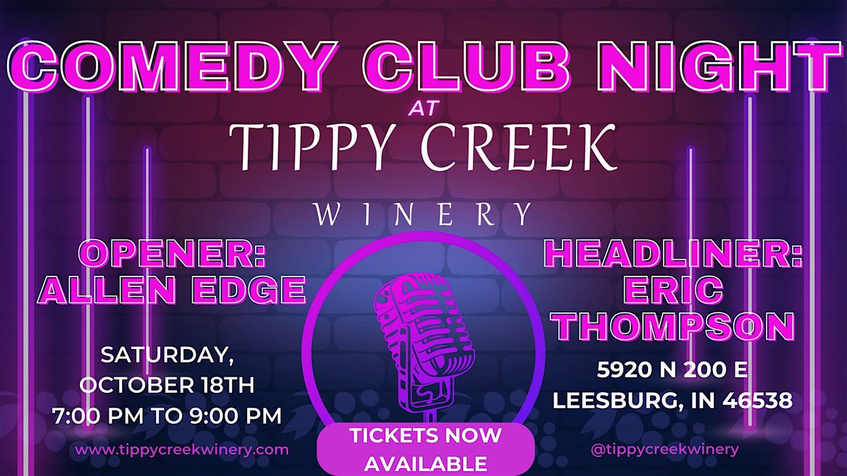 Comedy Club Night | Saturday, October 18th 7pm to 9pm, 18 October | Event in Leesburg | AllEvents