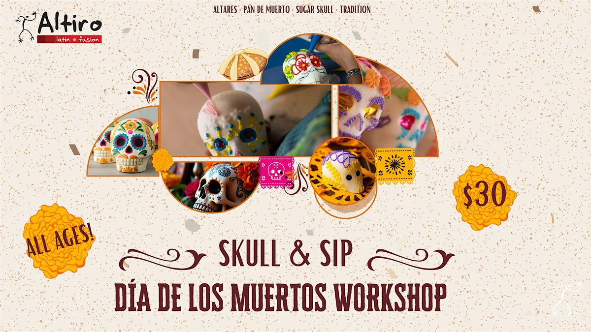Skull & Sip Brunch: Día de los Muertos Workshop, 25 October | Event in Geneva | AllEvents