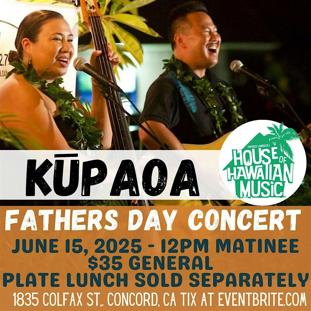 Father's Day Concert with Kupaoa!, 15 June | Event in Concord | AllEvents