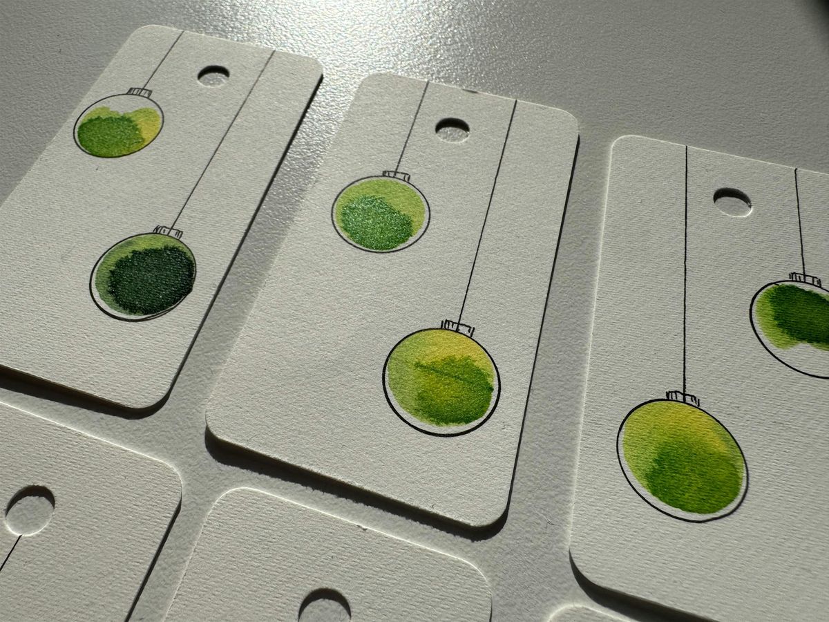 Christmas Card and Gift Tag Workshop with Watercolour & Ink, 9 December | Event in Ossett | AllEvents