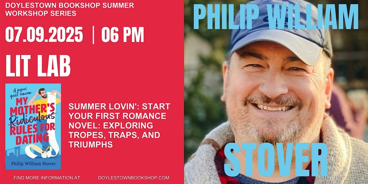 LIT LAB: SUMMER LOVIN' (ROMANCE WRITING WORKSHOP), 9 July | Event in Doylestown | AllEvents