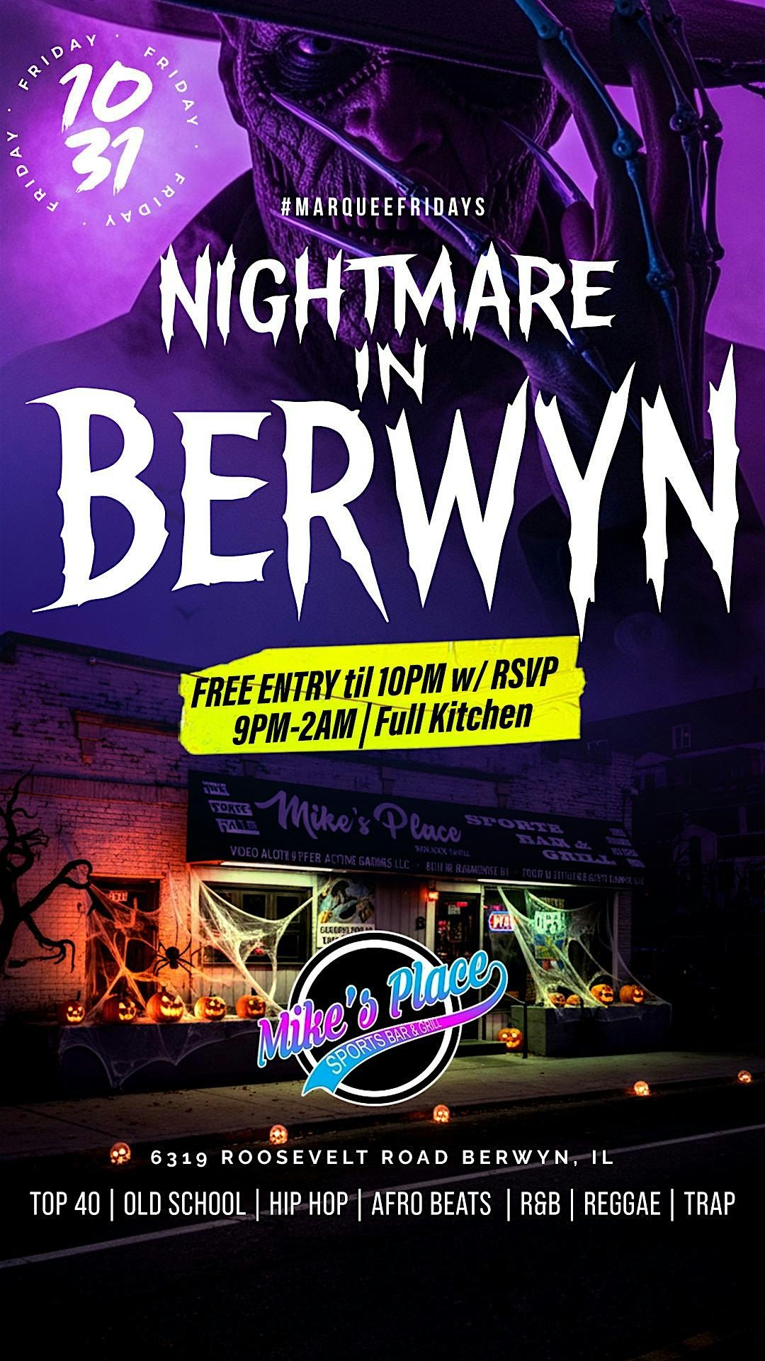 Nightmare In Berwyn  #1 Halloween Party in town!  (Free W/Rsvp), 31 October | Event in Berwyn | AllEvents