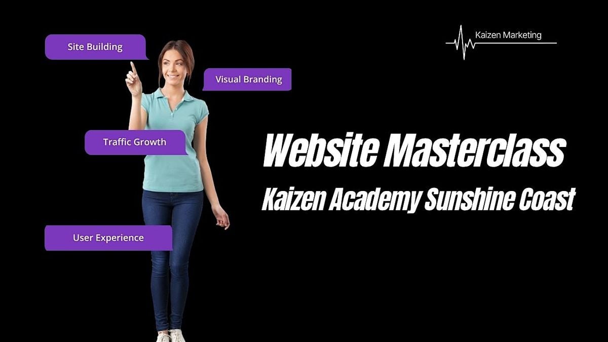 Website Masterclass - Kaizen Academy Sunshine Coast, 26 March | Event in Maroochydore | AllEvents