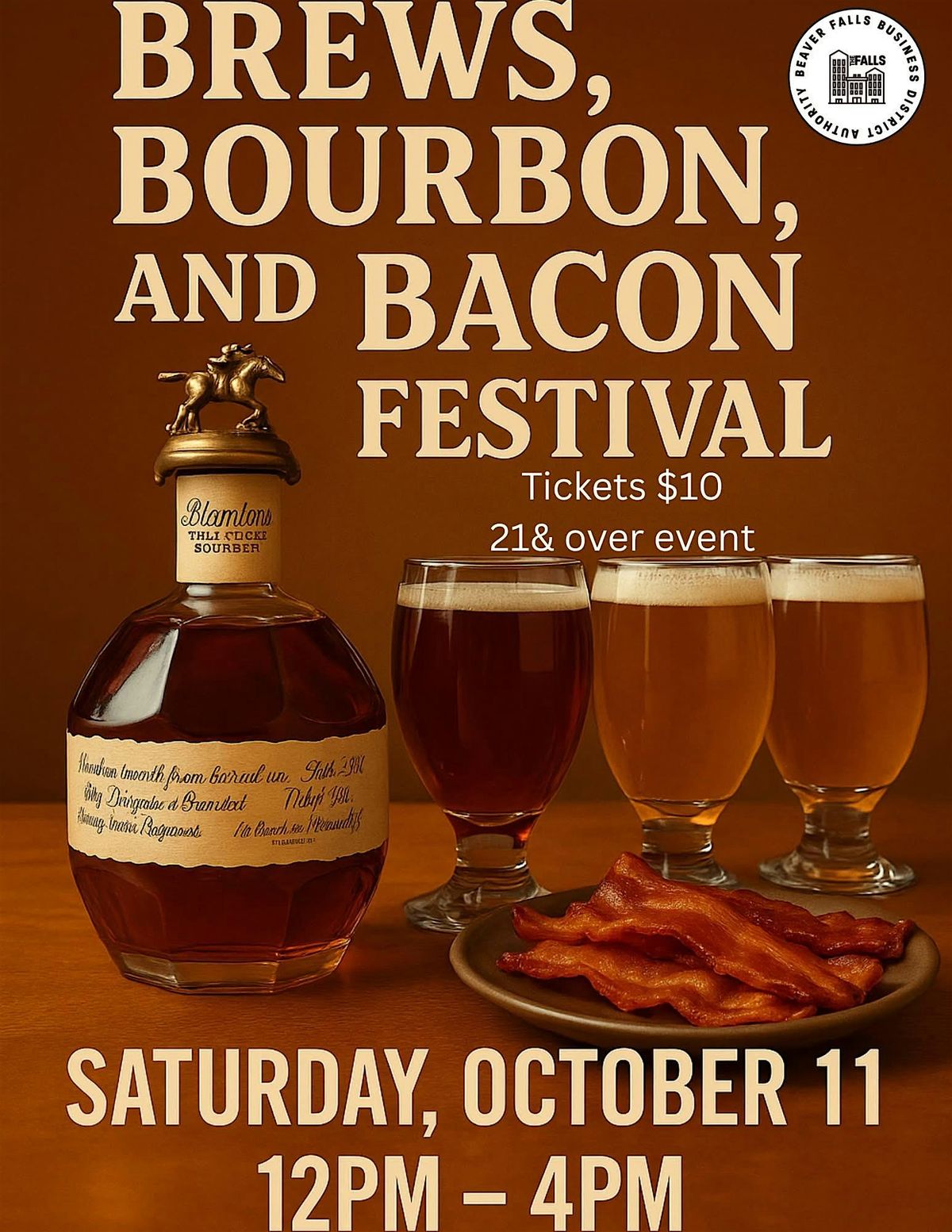Brews, Bourbon and Bacon, 11 October | Event in Beaver Falls | AllEvents