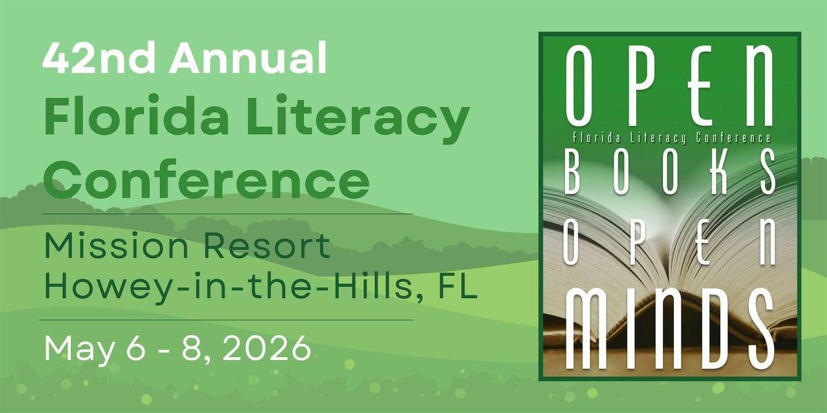 2026 Florida Literacy Conference, 6 May | Event in Howey-in-the-Hills | AllEvents