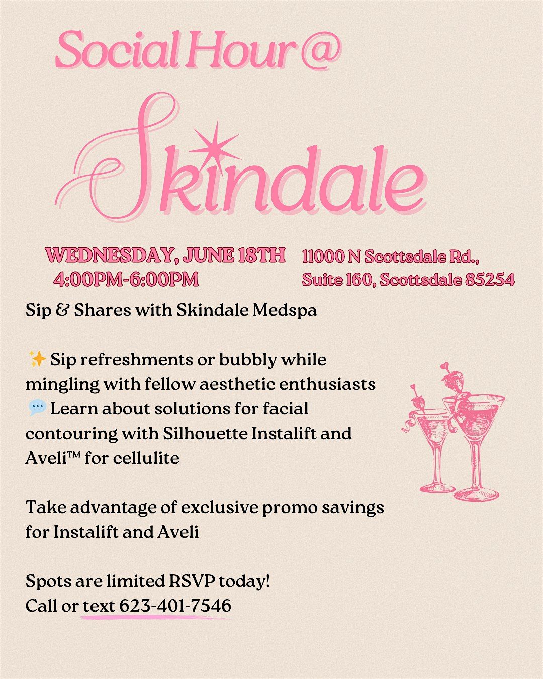 Sip, Glow, Learn – RSVP for Skindale’s Exclusive Beauty Night | Event in Scottsdale | AllEvents